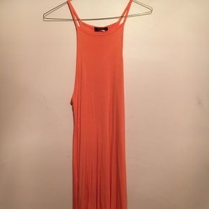 Orange summer dress